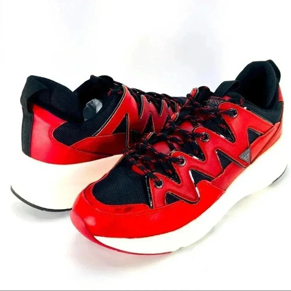 Guess Other - GUESS Tane Dark Red Men’s Sneakers Size 10.5